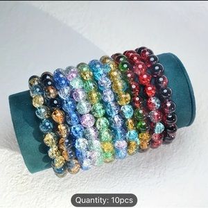 Bohemian Crystal Beaded Hand Jewelry for Girls
